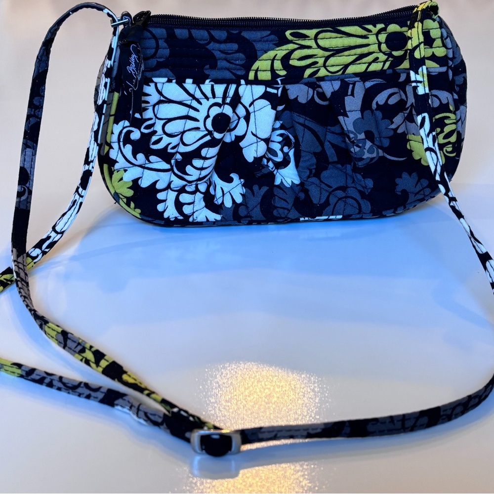 Vera Bradley Frankie Crossbody Purse, retired Baroque Pattern